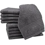 ZOLLNER Gästehandtuch 30 x 50 cm grau 10 St.