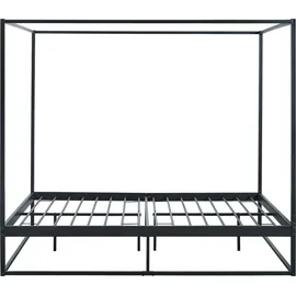 [en.casa] Himmelbett Kristianstad Metall 140x200 cm