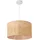 lux.pro Shrewsbury 1-flg. E27 30 cm Rattan beige/weiß