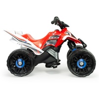 Injusa Kinder Quad Honda ATV 12V 92 cm rot/weiß von Injusa
