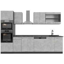 Vicco Küchenzeile R-Line 300 cm Grau