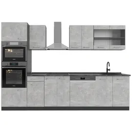 Vicco Küchenzeile R-Line 300 cm Grau
