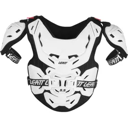 Leatt 5.5 Pro, Protektorenweste Kinder - Weiß - 70 kg - 85 kg