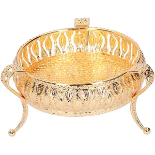 Obstschale Modern Gold, Obstkorb Metall, Ostern Deko Schale, Goldener Oberfläche Brotschale Obstkorb Gold Zur Aufbewahrung Von Obst, Gemüse Und Brot
