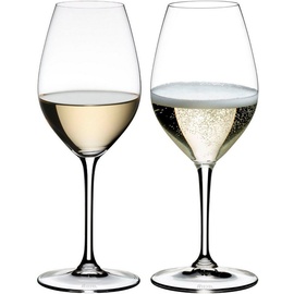 Riedel Wine Friendly 003 Weißwein / Champagner Weinglas Gläser-Set, 4-tlg. (6422/03-4)