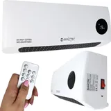 Maltec Luftschleier PT3800Wt Display mit Fernbedienung | Heizlüfter | ideal für den Haushalt | Schnellheizer | Frostschutzfunktion