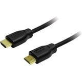 Logilink HDMI Anschlusskabel HDMI-A Stecker, HDMI-A Stecker 5.00 m Schwarz CH0039 4K UHD HDMI-Kabel