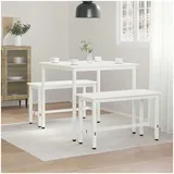 vidaXL Esstisch 80 x 75 x 80 cm weiß