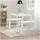 vidaXL Esstisch 80 x 75 x 80 cm weiß