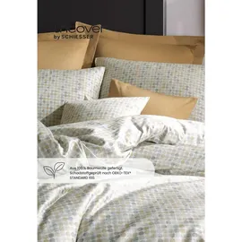 SCHIESSER Punto Gepunktet Beige 135 x 200 cm + 80 x 80 cm