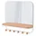 Umbra Wandgarderobe Estique 46 x 41 cm Weiß / Braun