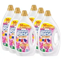 Weißer Riese Color Gel Aromatherapie Orchidee Buntwaschmittel recycelbar 6x50 WL