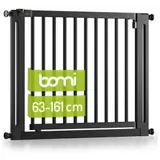 Bomi Türschutzgitter Miko 63-111 cm Schwarz XXL