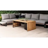 Cosi Feuertisch Cosibridge 140 Teak Braun