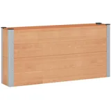 vidaXL Hochbeet 150 x 30 x 72 cm Braun