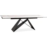 Feldmann-Wohnen Esstisch, Weiß, Holz, 260x77x90 cm, Esszimmer, Tische, Esstische