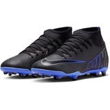 Jr. Mercurial Superfly 9 Club MG schwarz/hyper royal/chrome 36