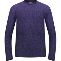 Odlo Crew Essential Seamless Langarm-t-shirt - eclipse melange -