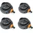 Brandson Vielflächenregner 110 m2 grau/orange/schwarz