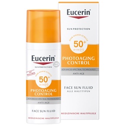 Eucerin® Photoaging Control Face Sun Fluid LSF 50 – hoher Sonnenschutz hilft gegen Photoaging und reduziert Falten sichtbar