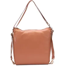 Mandarina Duck Mellow Leather Schultertasche Leder Brown
