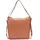Mandarina Duck Mellow Leather Schultertasche Leder Brown