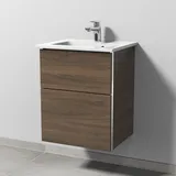 Sanipa 3way Venticello 50 cm, 2 Auszüge mit Griff-Leiste BR32043, Badmöbel,