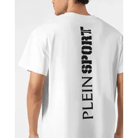 Plein Sport T-Shirt Rundhalsausschnitt Ss LOGO, Größe 5XL, weiß 01 | white