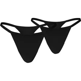 Puma Microfiber Tanga Strings 2 St. Schwarz M