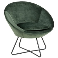 ebuy24 Relaxsessel Cenna Sessel tannengrün, Metall schwarz. (1-St) grün