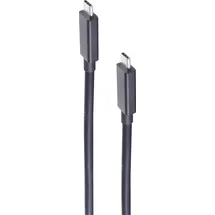 ShiverPeaks BASIC-S USB 4.0 Kabel USB-C - USB-C Stecker - Schwarz