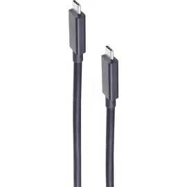 ShiverPeaks BASIC-S USB 4.0 Kabel USB-C - USB-C Stecker - Schwarz