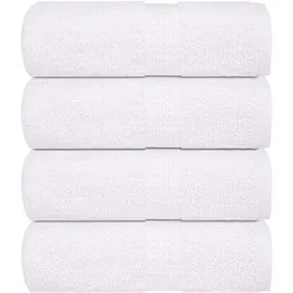 vidaXL Gästetücher 4 Stk. Weiß 30x50 Cm 360 G/m2 100% Baumwolle Vidaxl