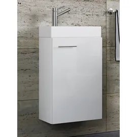 VCM 2-tlg. Gäste WC Waschplatz Waschtisch schmal Slito