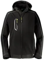 4PROTECT® Softshelljacke MONTANA, schwarz 3390 , 1 Stück, Größe: L