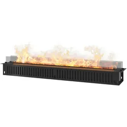 Invapo Insert 2200 Einbau-Wasserdampfkamin – Mehrfarbige Flamme, 3D-Effekt und App-Steuerung, 4,8-l-Tank – 220 cm