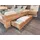 Home Affaire Bettgestell HOME AFFAIRE "Gala, 160 oder 180x200cm Liegefläche, FSC-zertifiziert", beige (beige, pacific walnut, beige), B:166cm H:223cm, 100% PES, Betten, Bettgestell, bequem gepolstertes Kopfteil, bezogen mit Samtvelours
