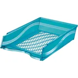 BENE Briefablage blau-transparent DIN A4, 1 St.