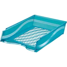 BENE Briefablage blau-transparent DIN A4, 1 St.