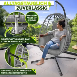 tillvex Hängesessel tillvex Grau