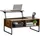 Homcom Couchtisch mit Höhenverstellbarer Platte Spanplatte Braun 100 x 60 x 44cm
