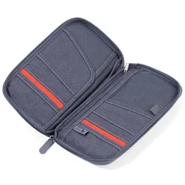 Troika SAFE FLIGHT Etui für Reisedokumente grau/orange