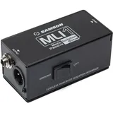Samson S-Max MLI1 – Passive Mono Line Isolation Box mit STL-Transformer, XLR/1⁄4′′ Combo-Anschlüssen, Ground-Lift und 10 Hz–35 kHz Frequenzgang für Studio und Live