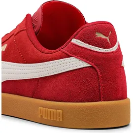 Puma Club Ii Era Suede Sneaker, Für alle Zeiten, Rot, Gold, Weiß, 42 - 42
