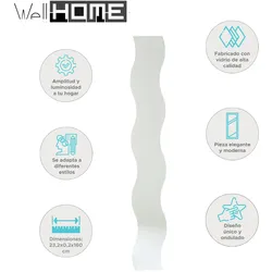 WellHome - Dolly Wellenspiegel 20x160cm