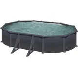 Gre Granada oval 610 x 375 x 132 cm, graphit