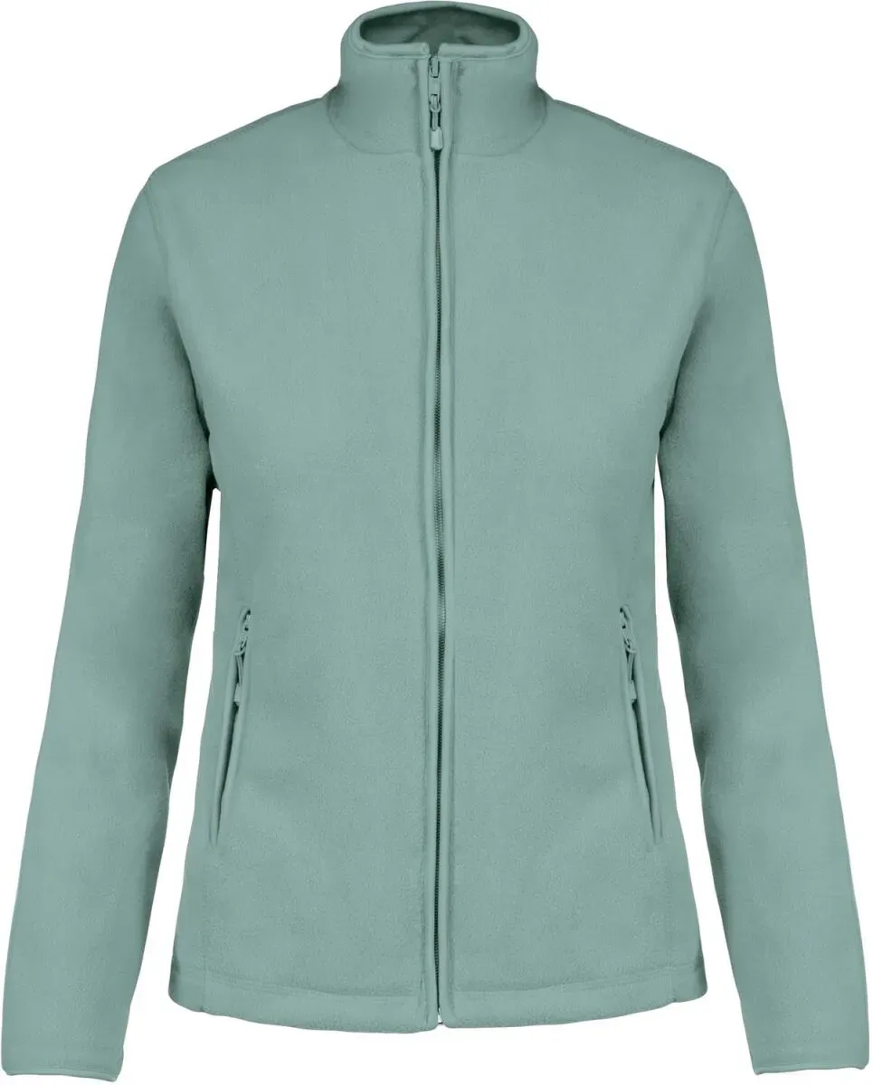 Kariban Damen Microfleece Jacke 'Maureen' Fleece-Jacke K907 sage S