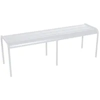 Fermob Luxembourg 3/4-Sitzer Bank Aluminium - baumwollweiß