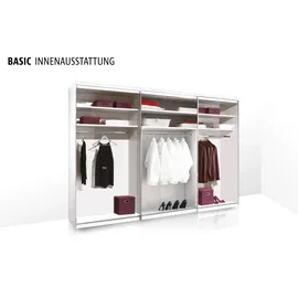 STAUD Schwebetürenschrank Includo 298 x 222 x 68 cm Weiß