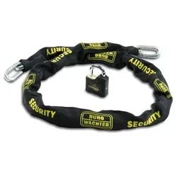 Set Kette + Schloss für Zweiräder 28270 - schwarz